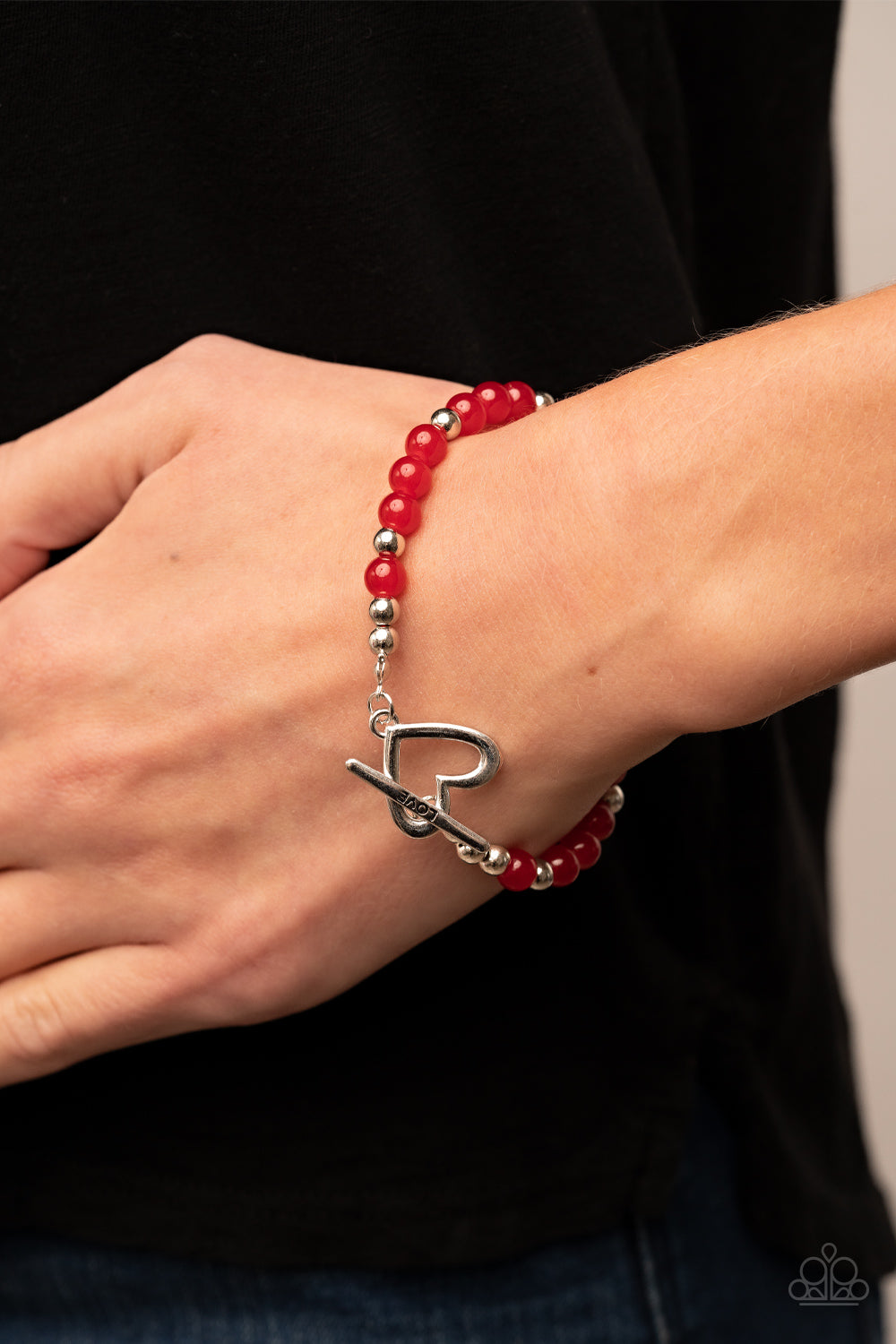 Paparazzi ♥ Following My Heart - Red ♥  Bracelet