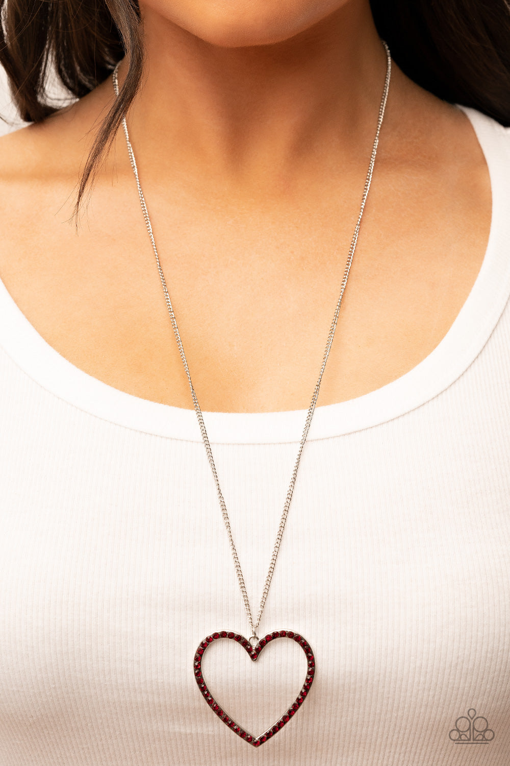Paparazzi ♥ Va-Va-VALENTINE - Red ♥  Necklace