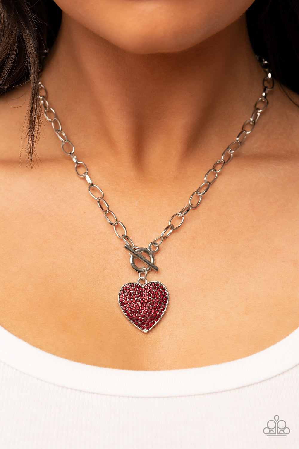 Paparazzi ♥ If You LUST - Red ♥  Necklace