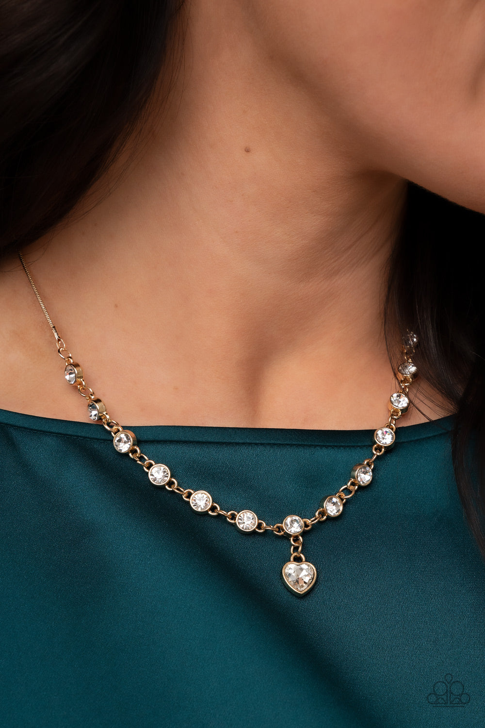 Paparazzi ♥ True Love Trinket - Gold ♥  Necklace