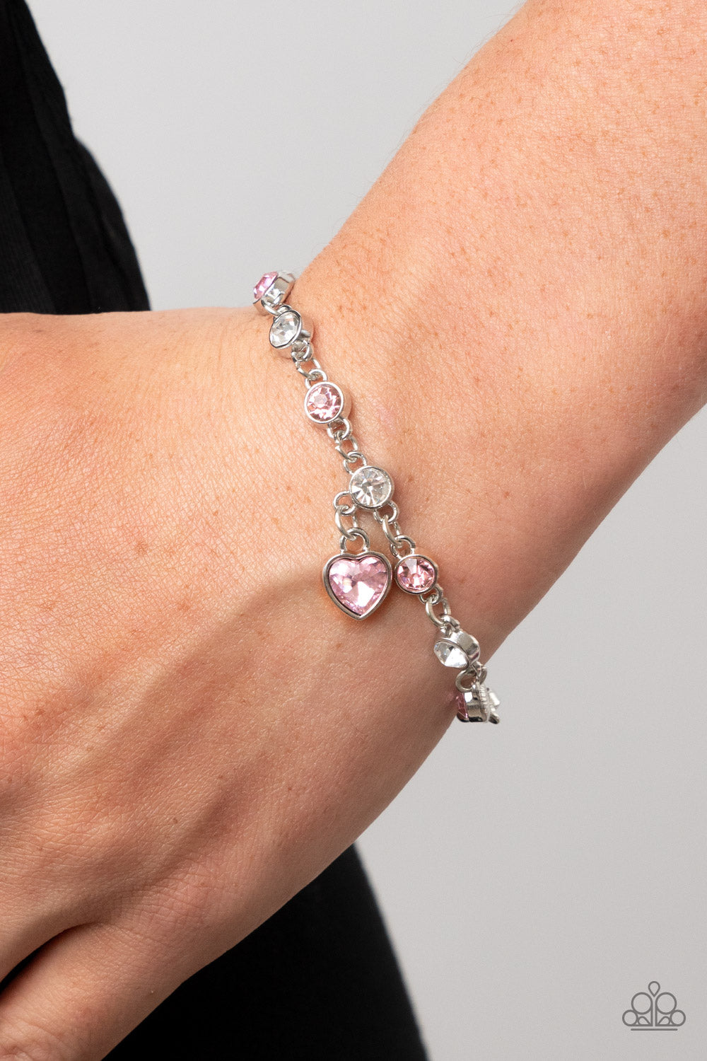 Paparazzi ♥ Truly Lovely - Pink ♥  Bracelet