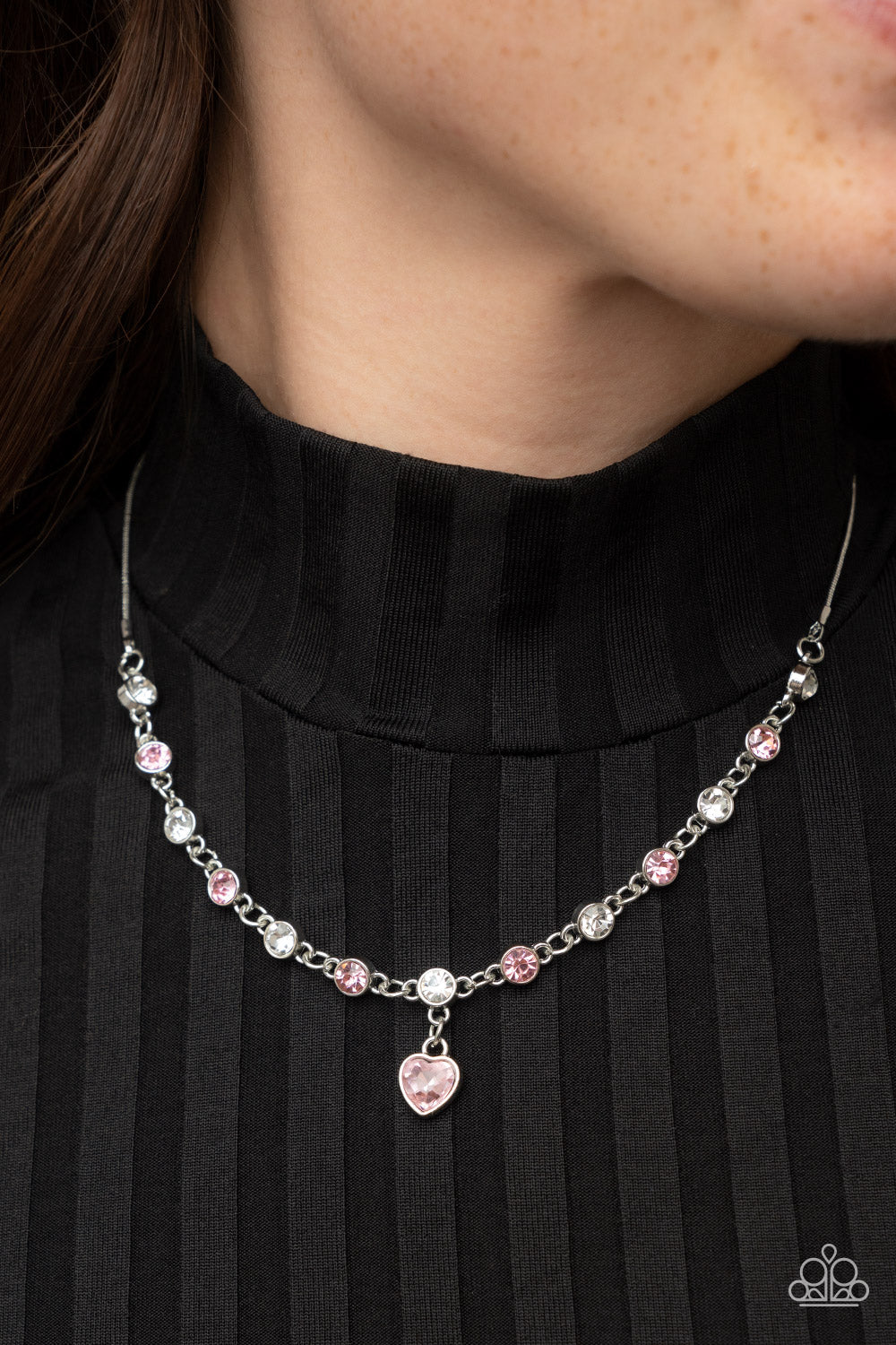 Paparazzi ♥ True Love Trinket - Pink ♥  Necklace
