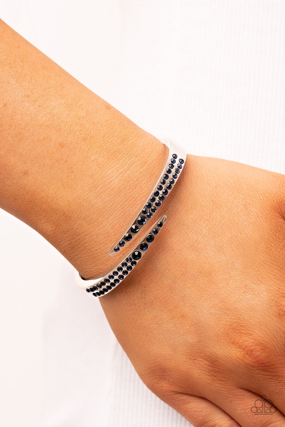 Paparazzi ♥ Sideswiping Shimmer - Blue ♥  Bracelet