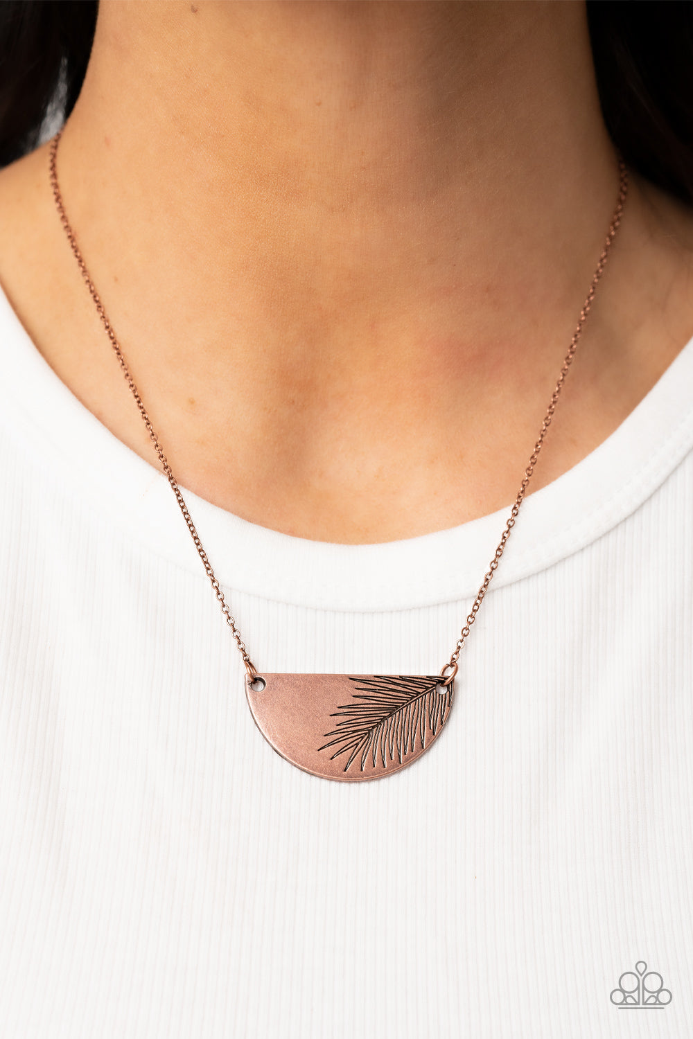 Paparazzi ♥ Cool, PALM, and Collected - Copper ♥  Necklace