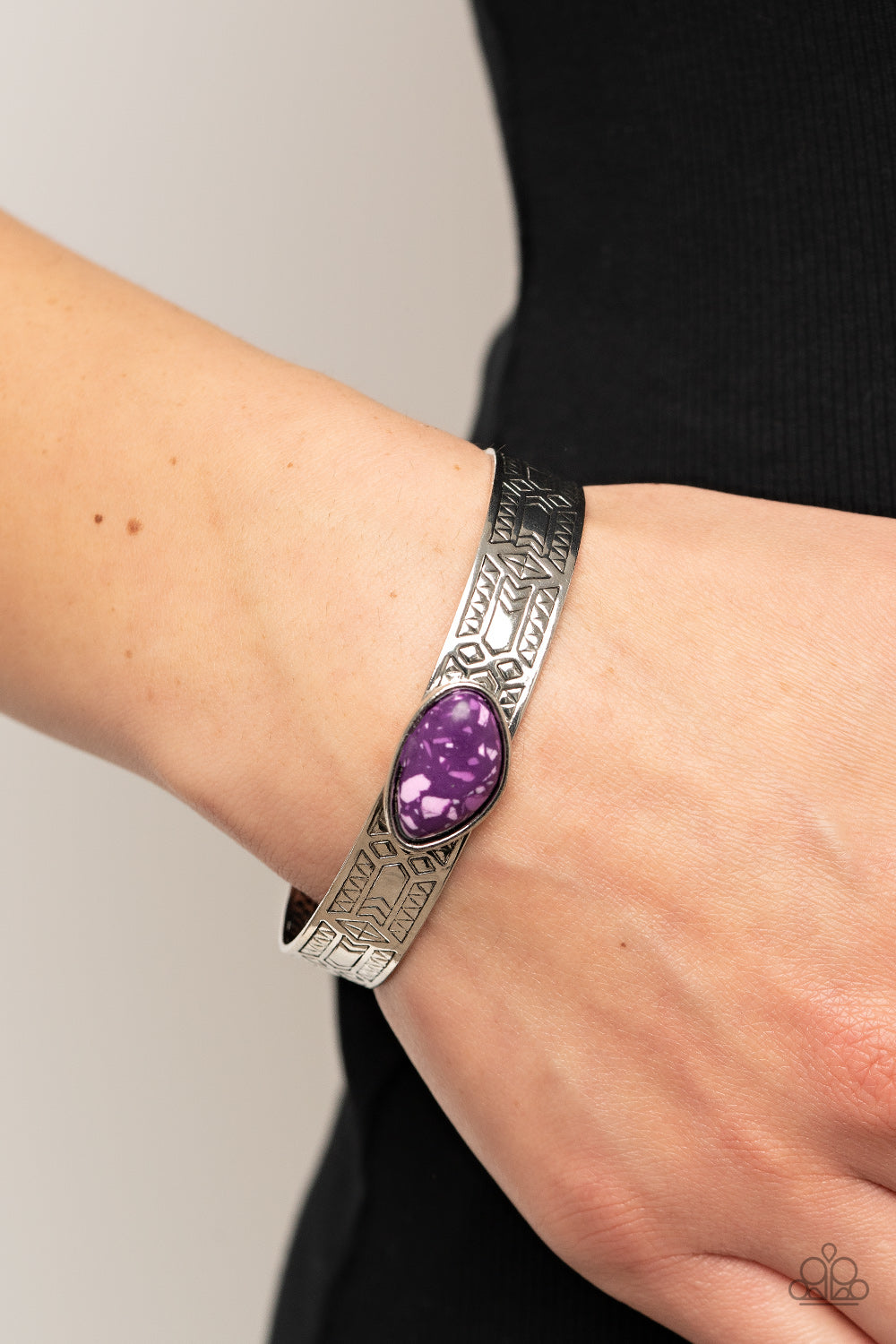 Paparazzi ♥ Gobi Glyphs - Purple ♥  Bracelet