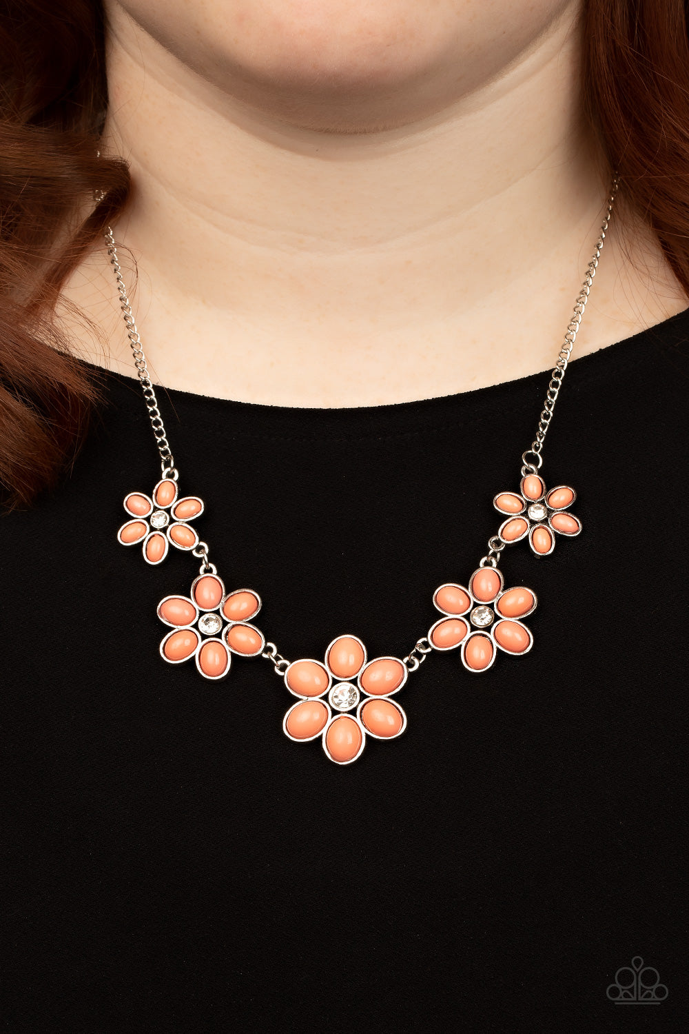 Paparazzi ♥ Prairie Party - Orange ♥  Necklace