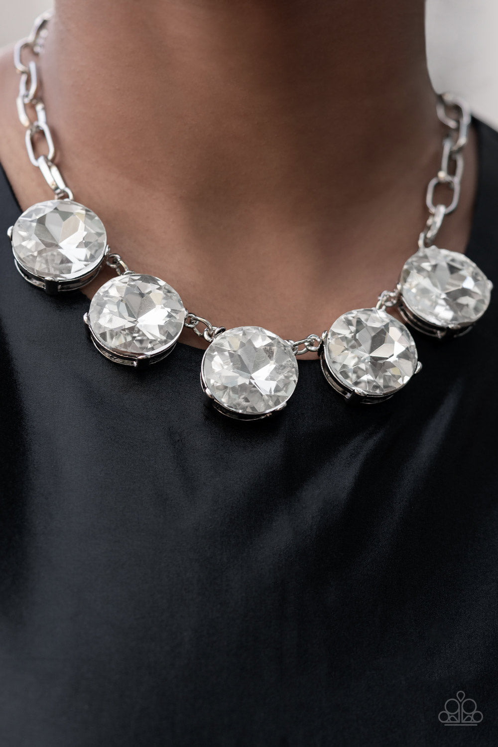 Paparazzi ♥ Limelight Luxury - White ♥  Necklace