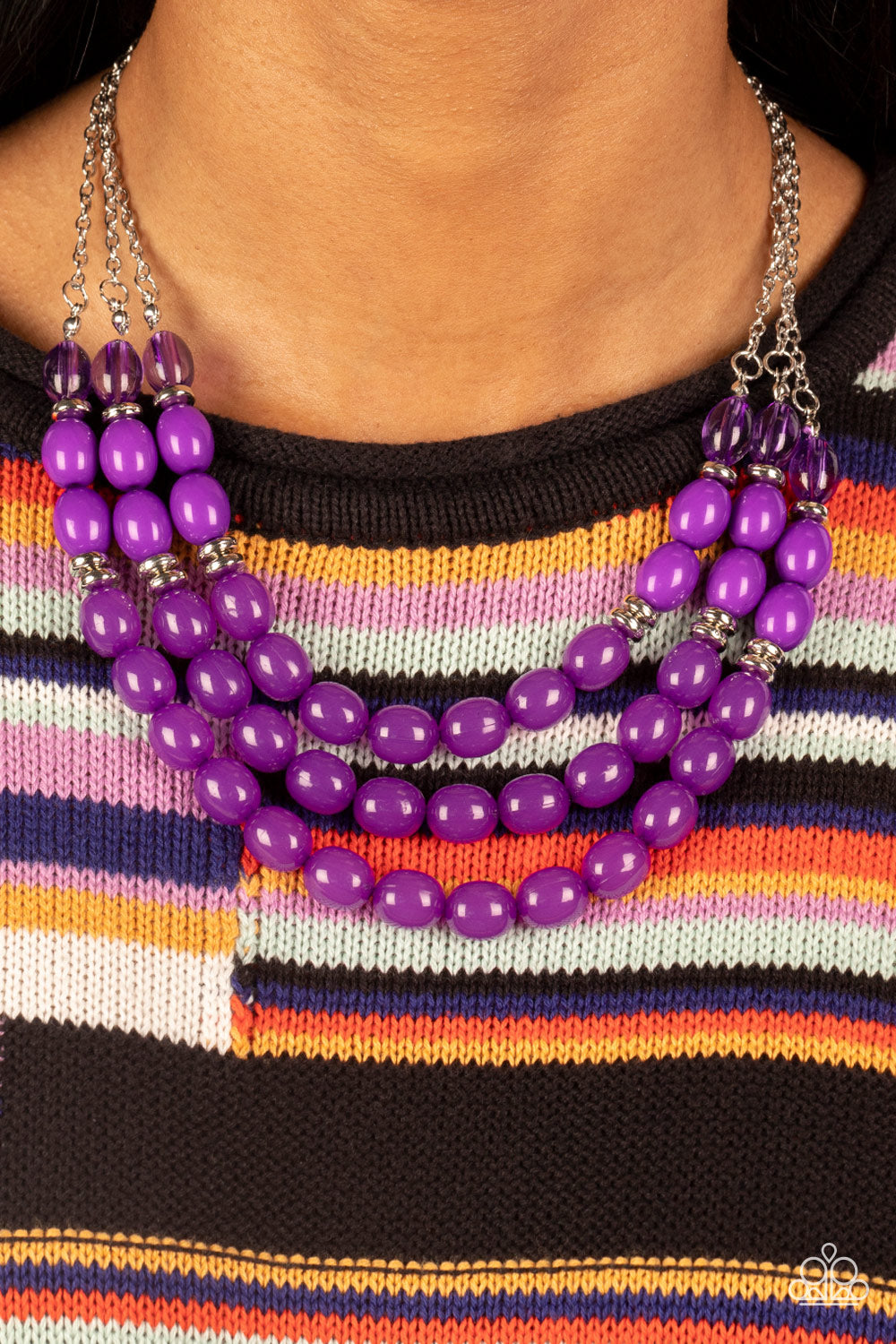 Paparazzi ♥ Coastal Cruise - Purple ♥  Necklace