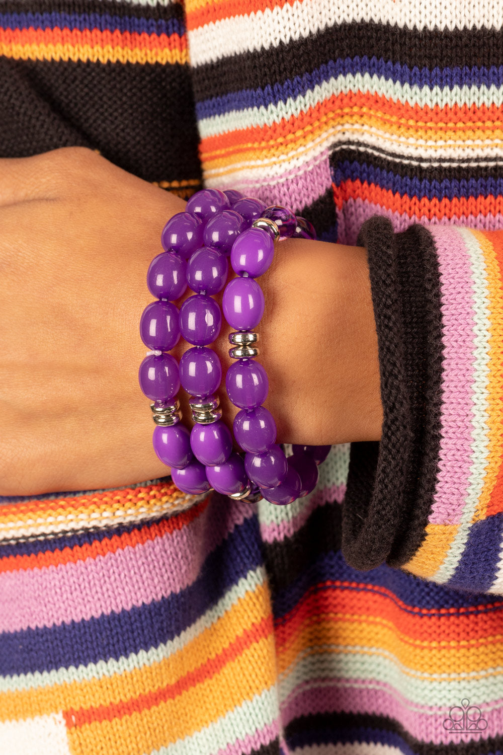 Paparazzi ♥ Coastal Coastin - Purple ♥  Bracelet