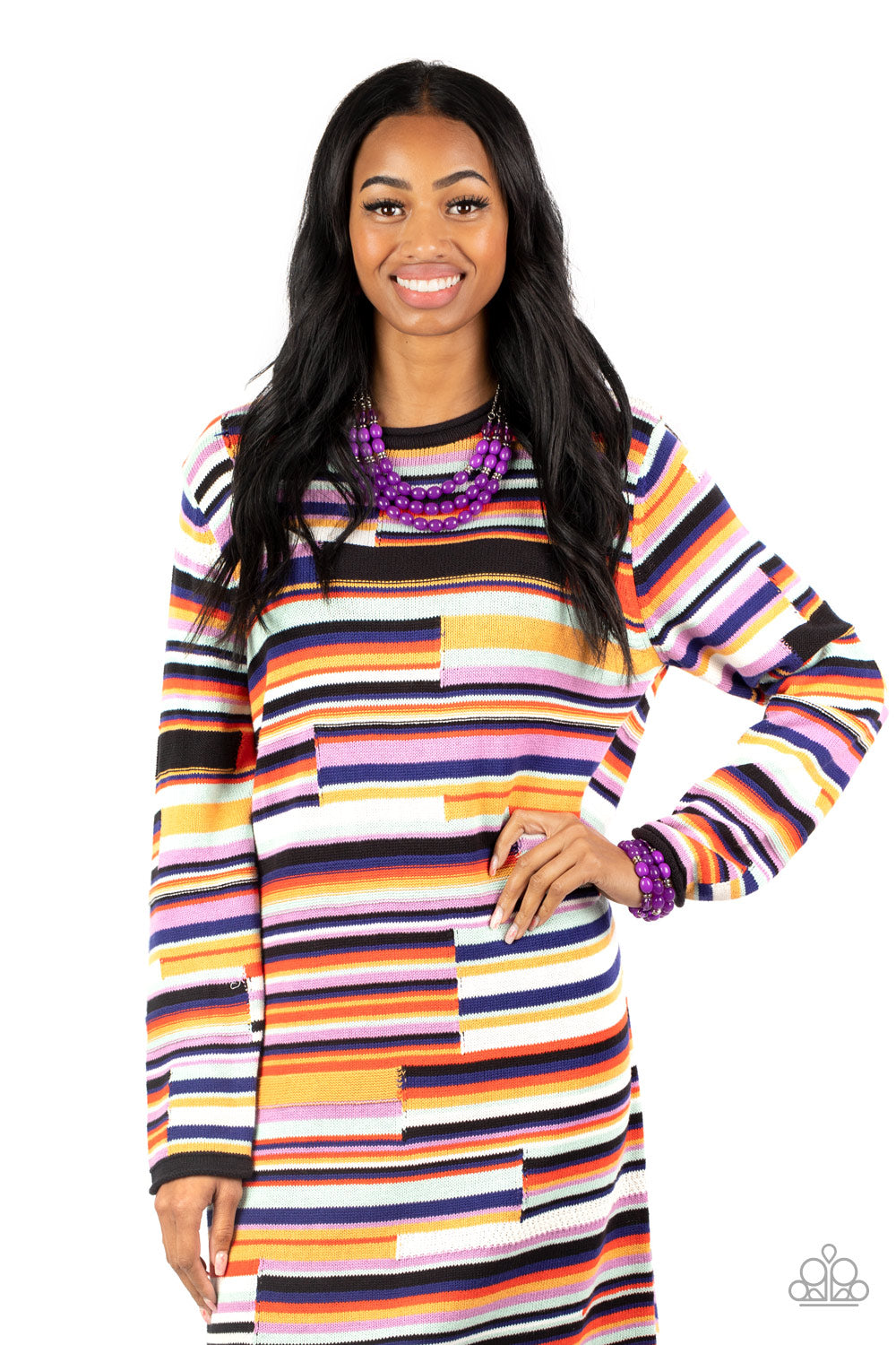 Paparazzi ♥ Coastal Coastin - Purple ♥  Bracelet