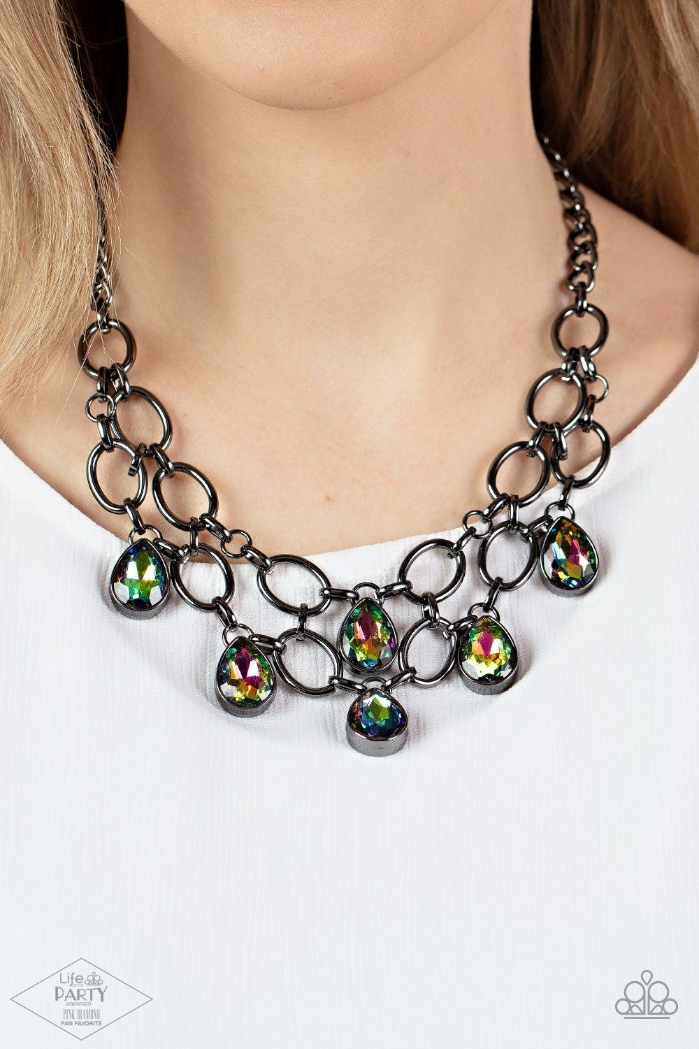 Paparazzi ♥ Show-Stopping Shimmer - Multi ♥  Necklace