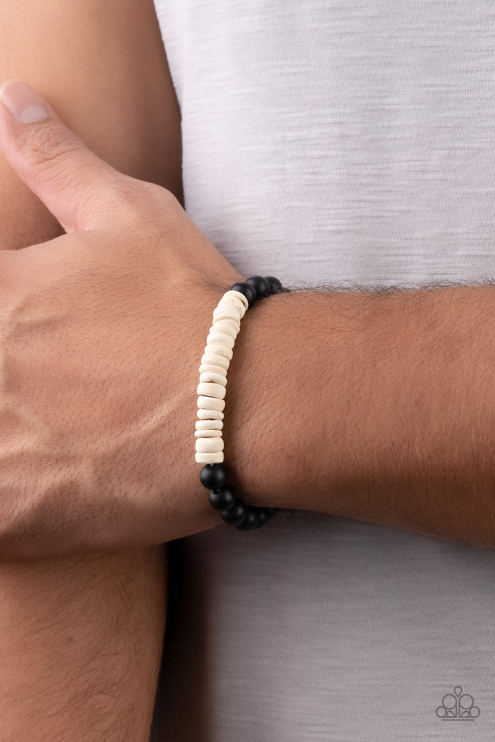Paparazzi ♥ Recreational Remedy - White ♥  Bracelet