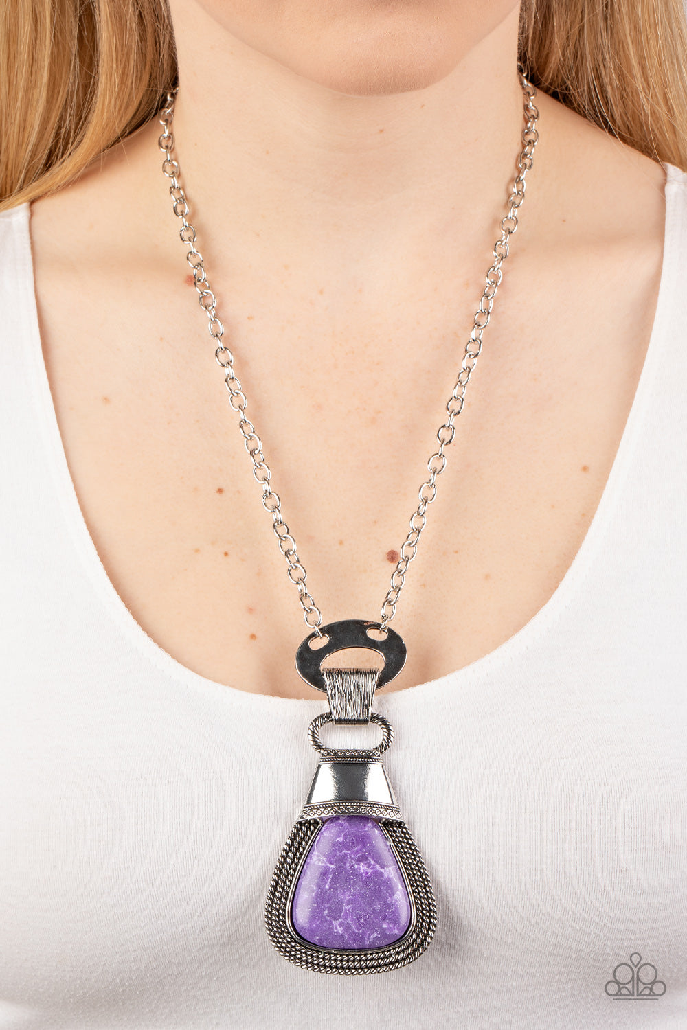 Paparazzi ♥ Rodeo Royale - Purple ♥  Necklace