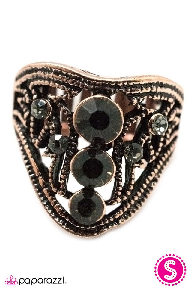 Paparazzi ♥ A Crowning Achievement - Copper ♥ Ring