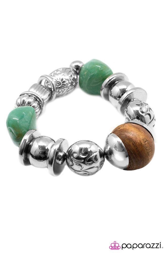 Paparazzi ♥ Glass Half Full - Blue ♥ Bracelet