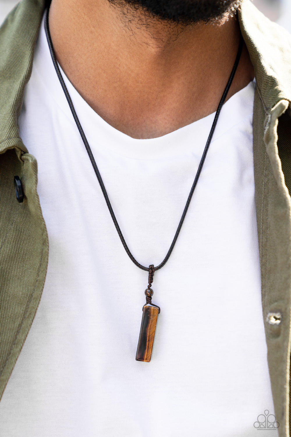 Paparazzi ♥ Comes Back ZEN-fold - Brown ♥  Necklace