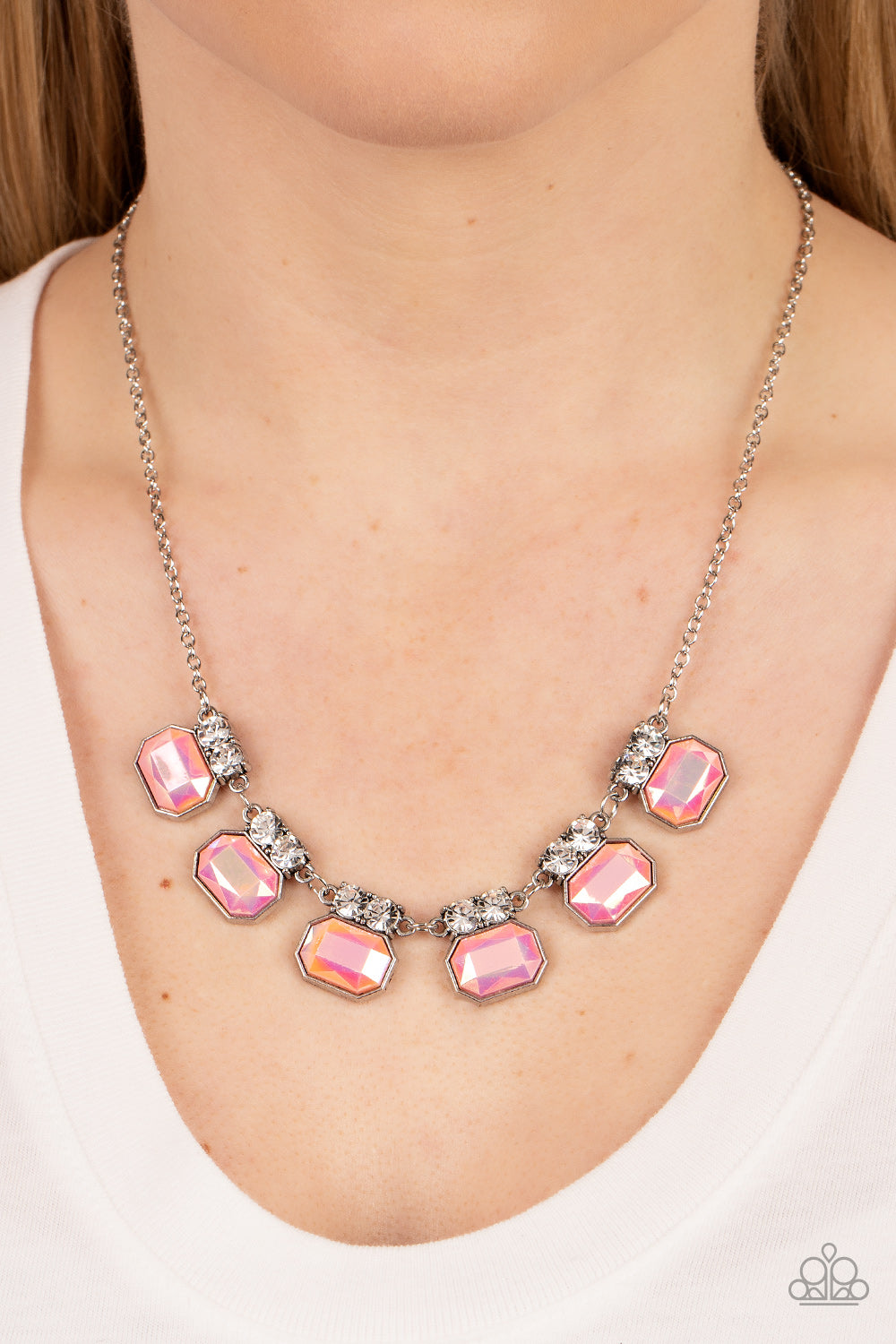 Paparazzi ♥ Interstellar Inspiration - Pink ♥  Necklace