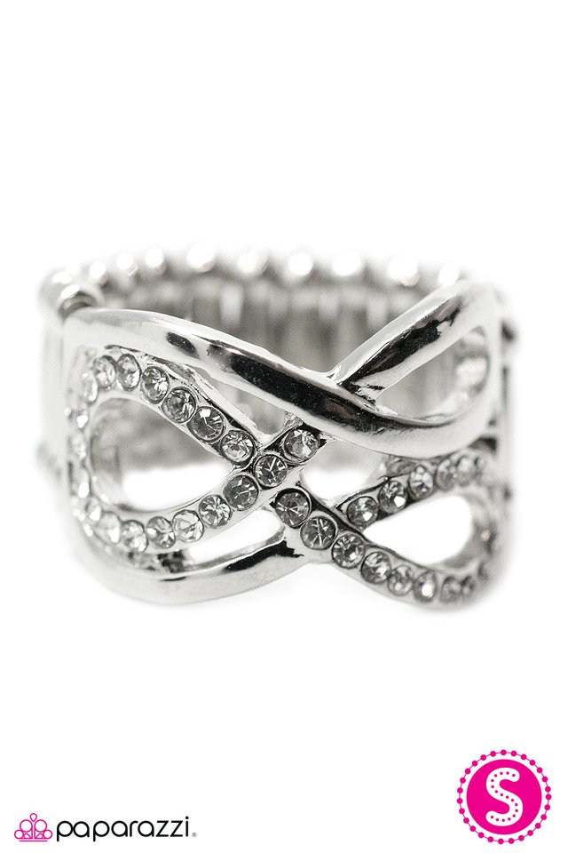 Paparazzi ♥ Endlessly Endless - White ♥ Ring