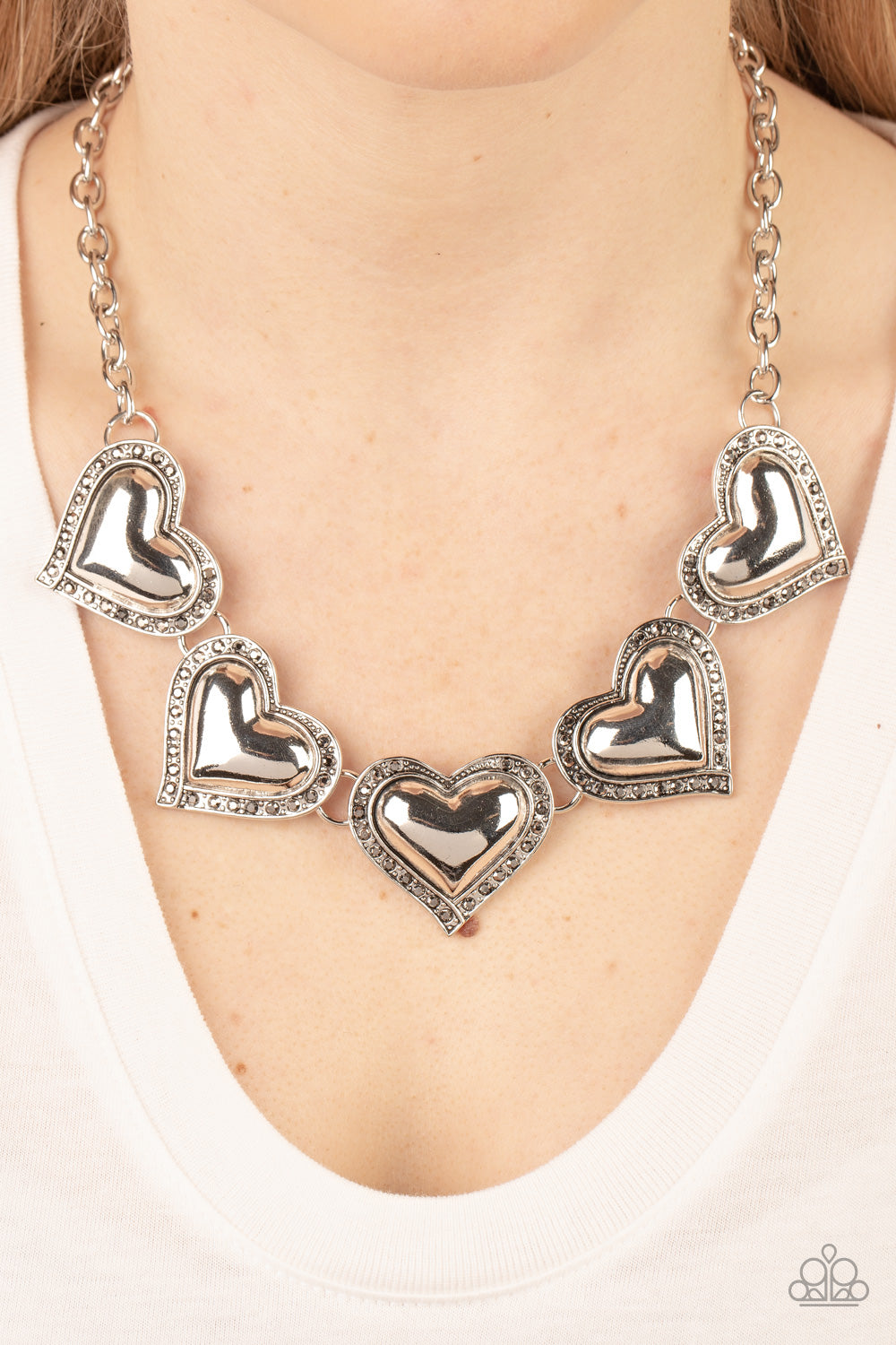Paparazzi ♥ Kindred Hearts - Silver ♥  Necklace