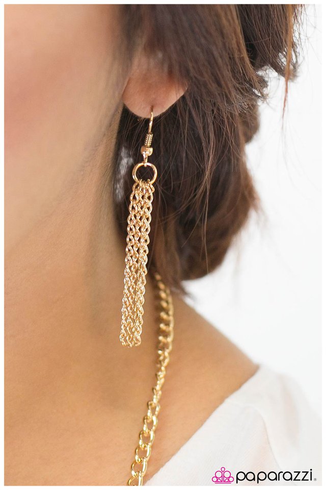 Paparazzi ♥ Positive Thinking - Gold ♥ Necklace