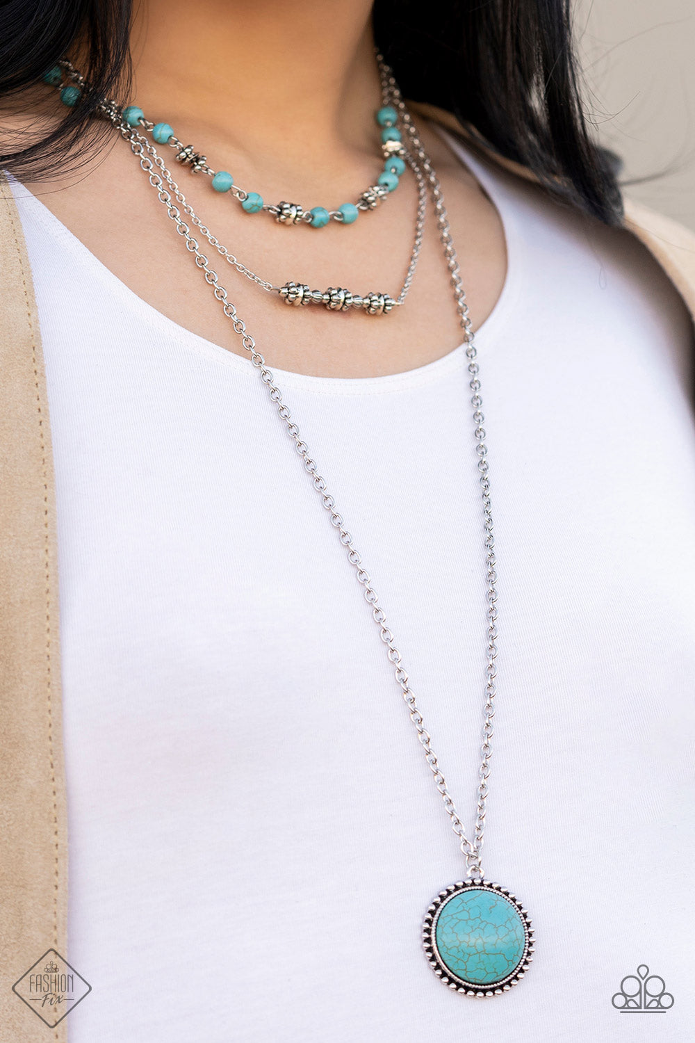 Paparazzi ♥ Sahara Symphony - Blue ♥  Necklace