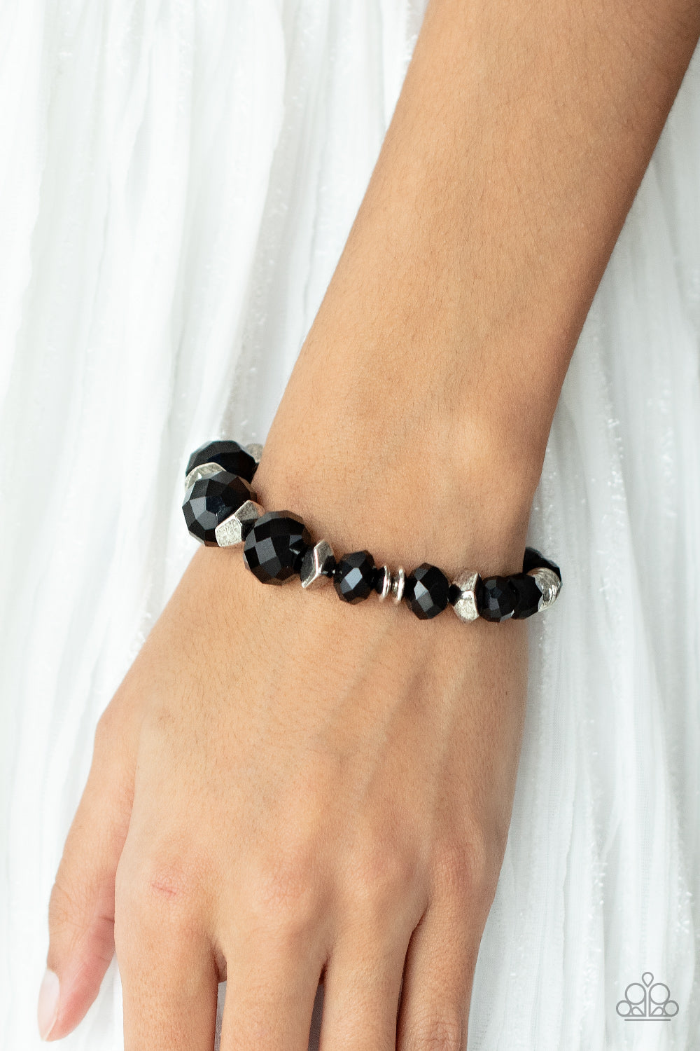 Paparazzi ♥ Astral Auras - Black ♥  Bracelet