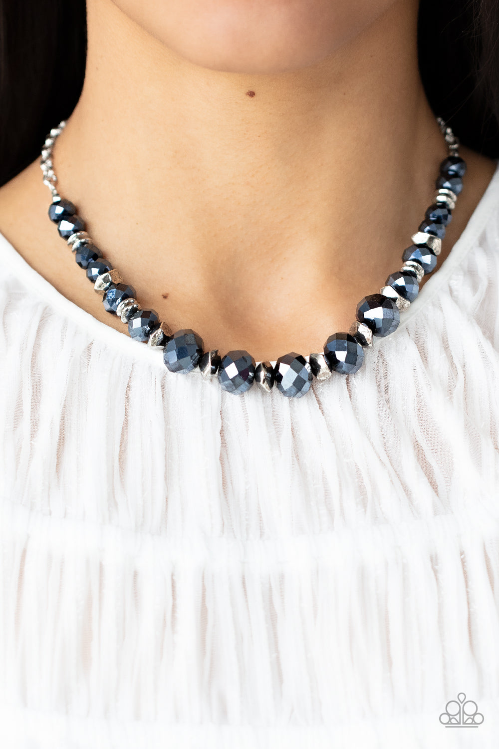 Paparazzi ♥ Cosmic Cadence - Blue ♥  Necklace