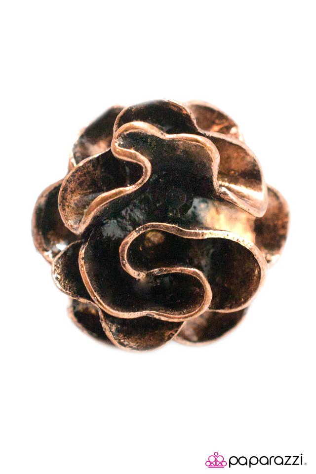 Paparazzi ♥ Rustic Ruffles - Copper ♥ Ring