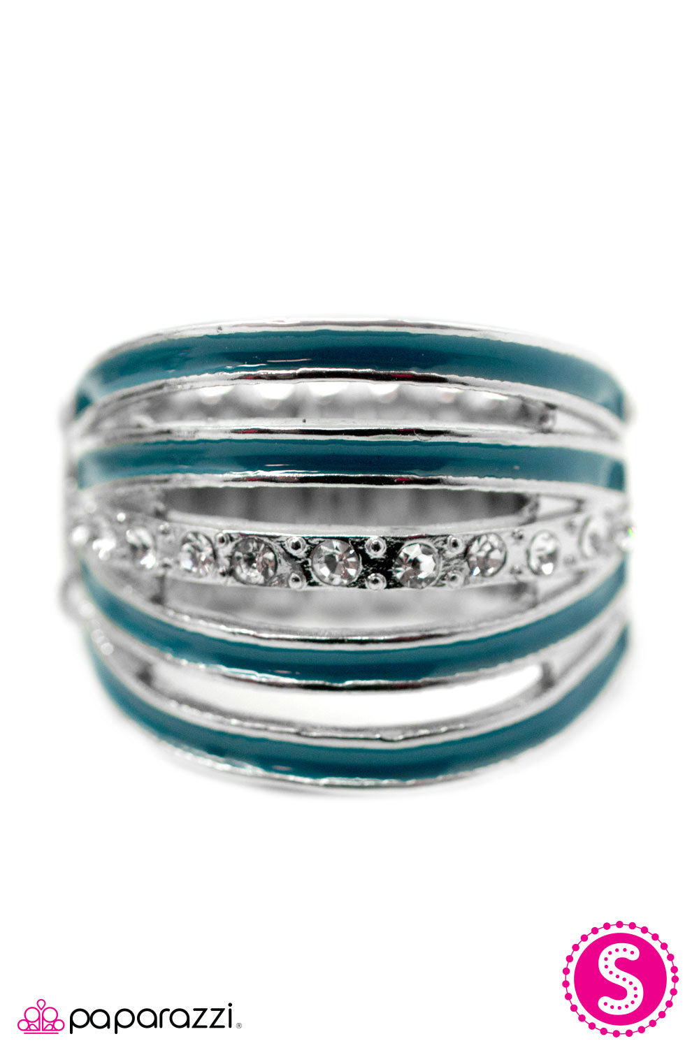 Paparazzi ♥ Spritzer - Blue Ring ♥  Ring