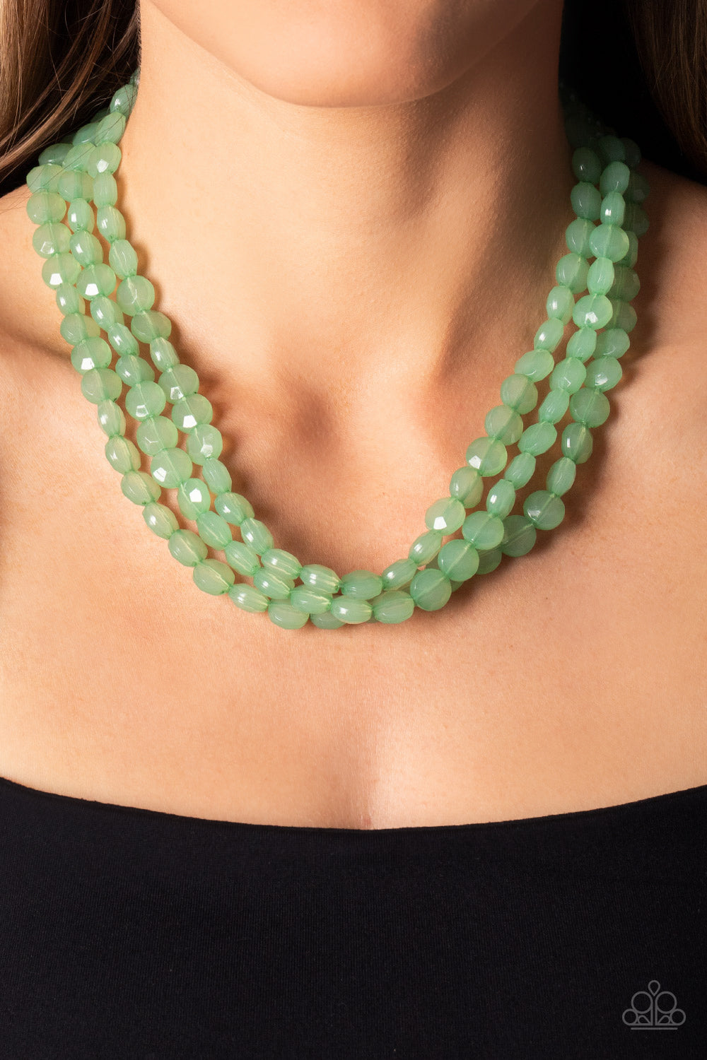 Paparazzi ♥ Boundless Bliss - Green ♥  Necklace