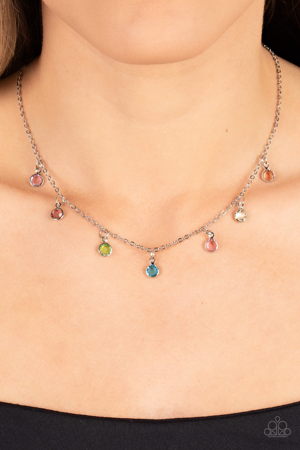 Paparazzi ♥ Carefree Charmer - Multi ♥  Necklace