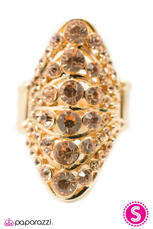 Paparazzi ♥ Breakfast At Tiffanys - Gold ♥ Ring