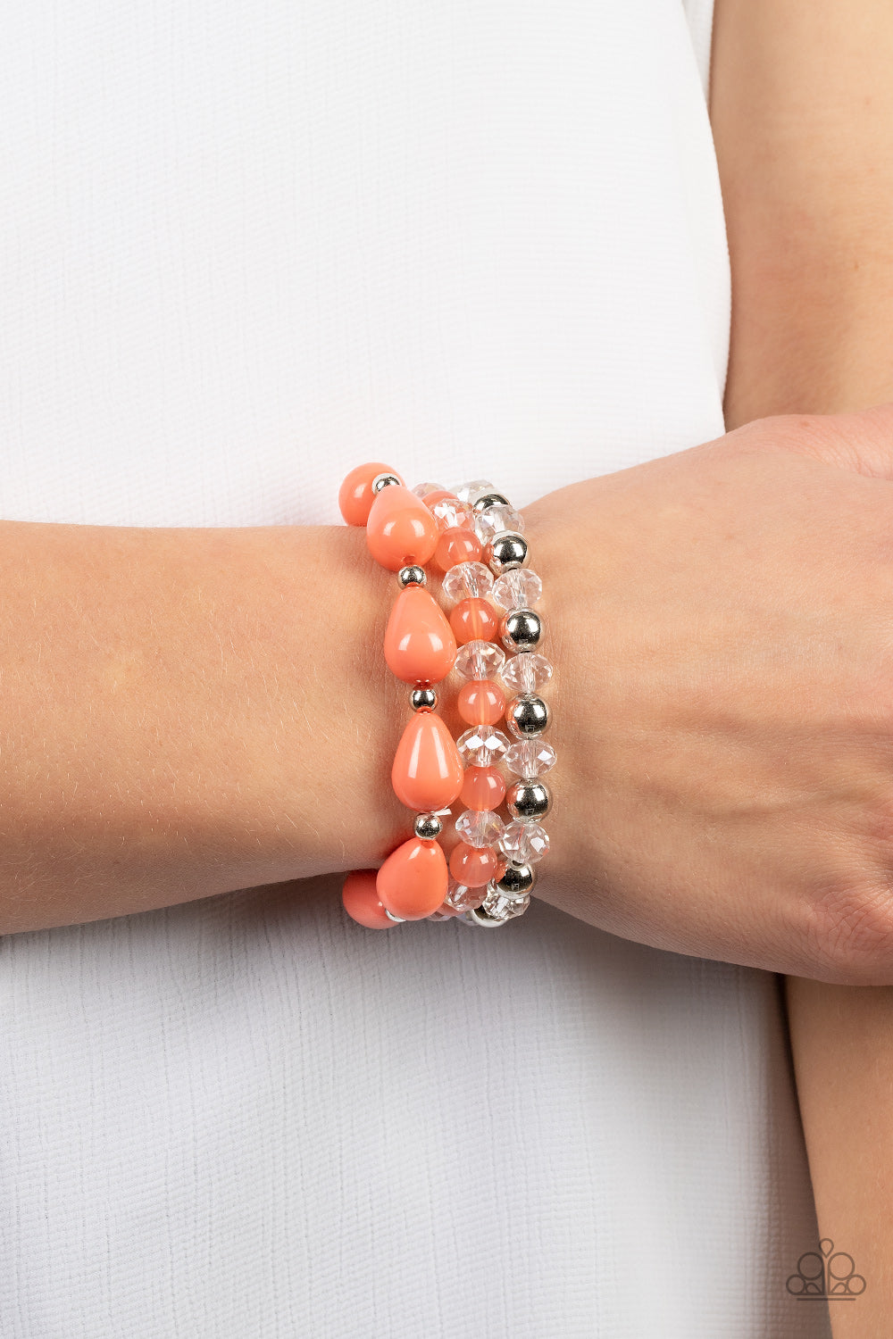 Paparazzi ♥ Beachside Brunch - Orange ♥  Bracelet