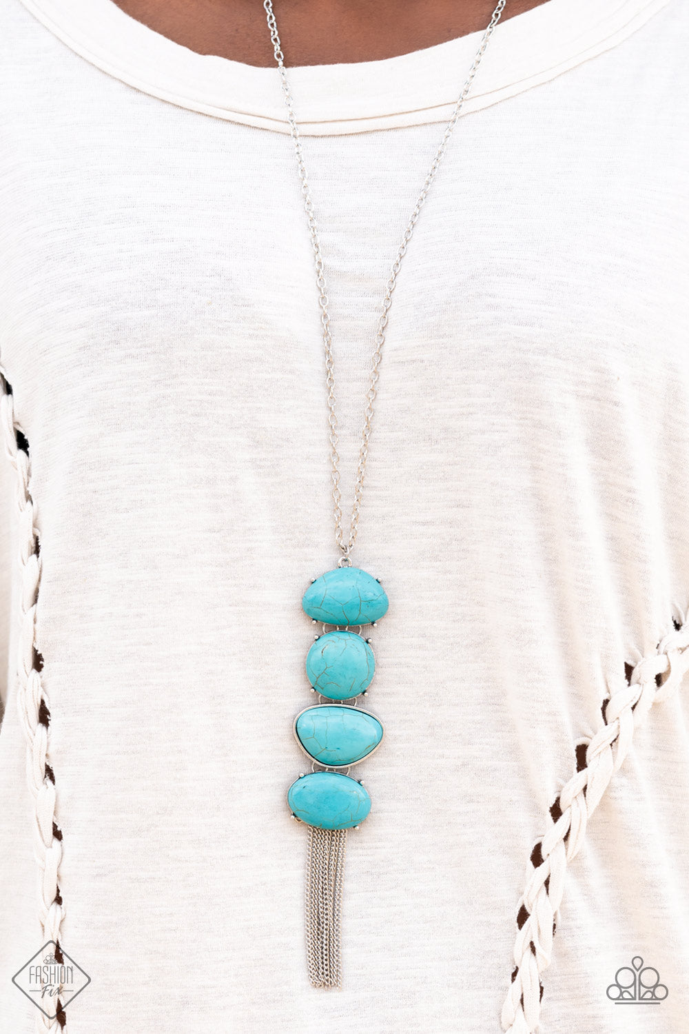 Paparazzi ♥ Hidden Lagoon - Blue ♥  Necklace