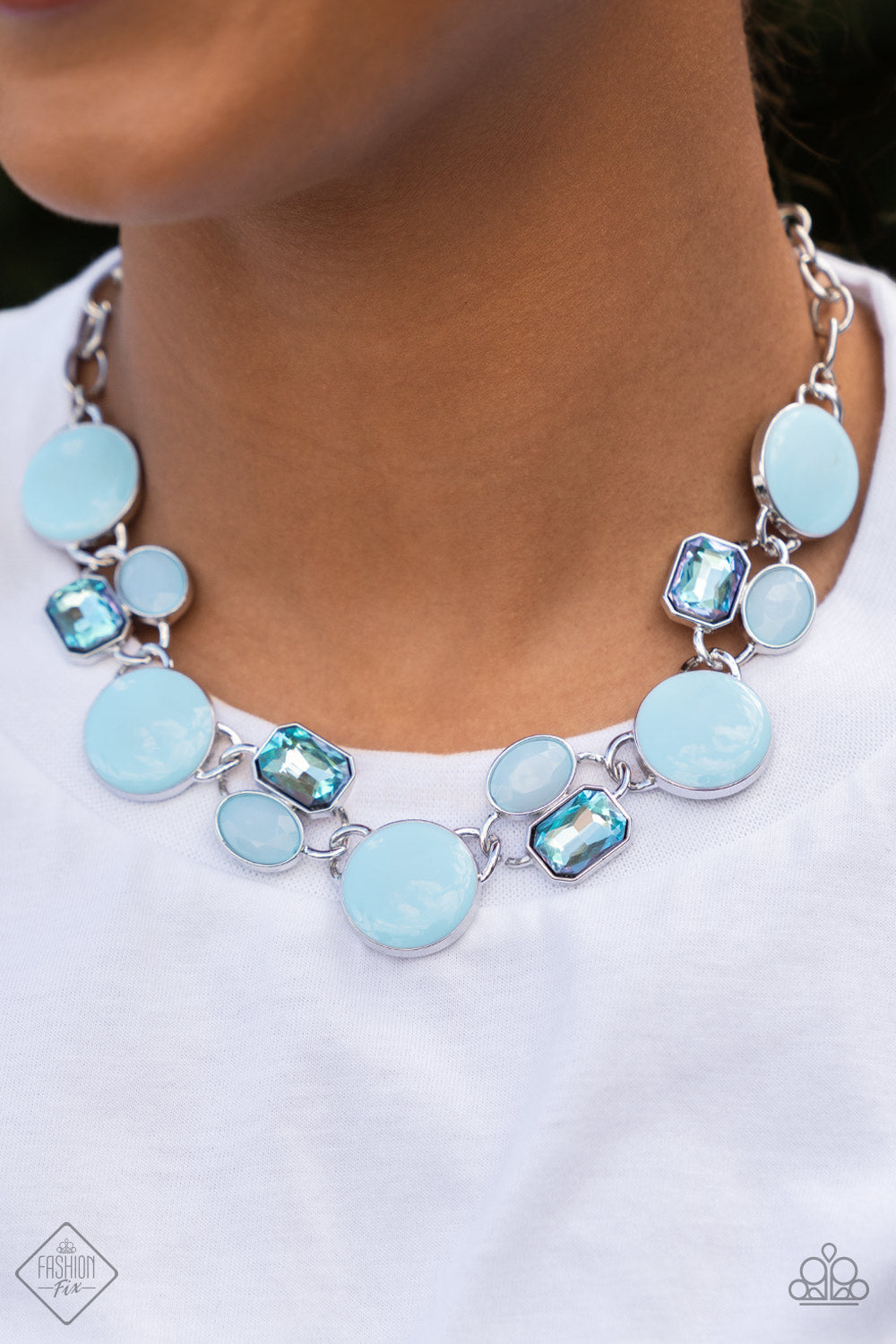 Paparazzi ♥ Dreaming in MULTICOLOR - Blue ♥  Necklace