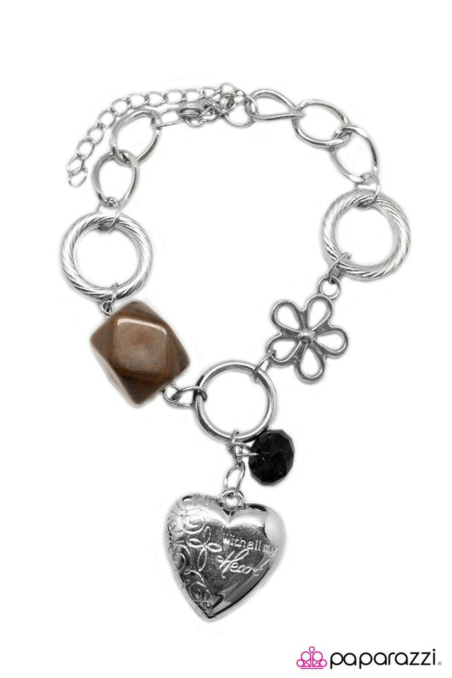 Paparazzi ♥ With All My Heart - Brown ♥ Bracelet