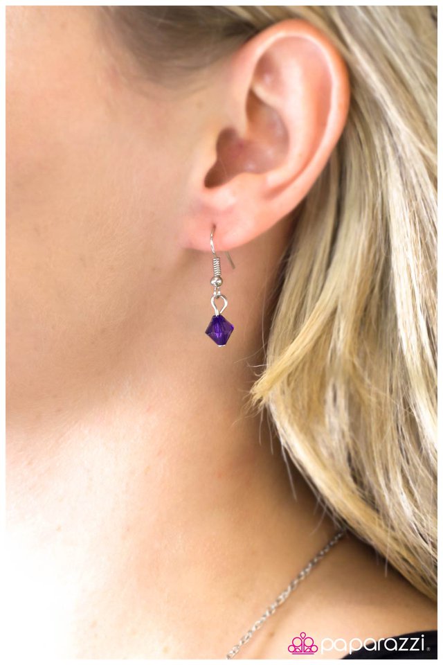 Paparazzi ♥ Just Enough - Purple ♥ Necklace