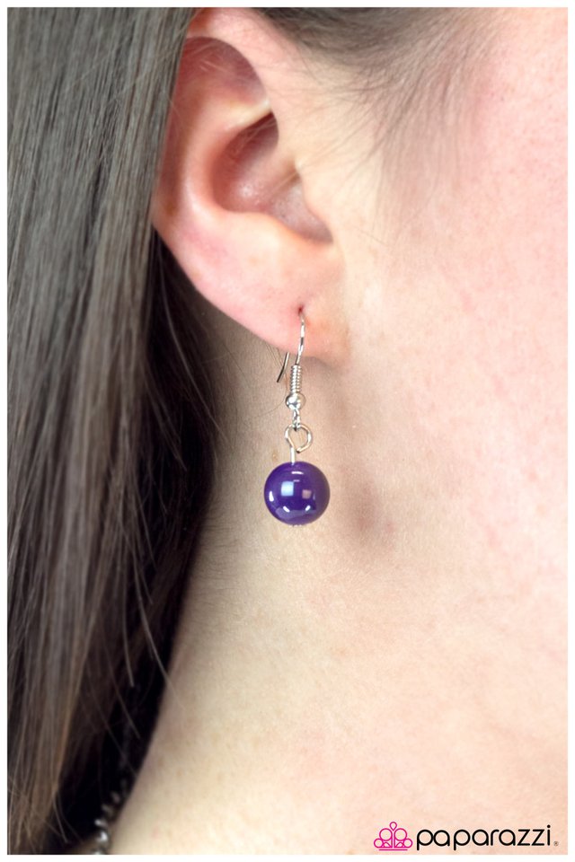 Paparazzi ♥ Oh Happy Days - Purple ♥ Necklace