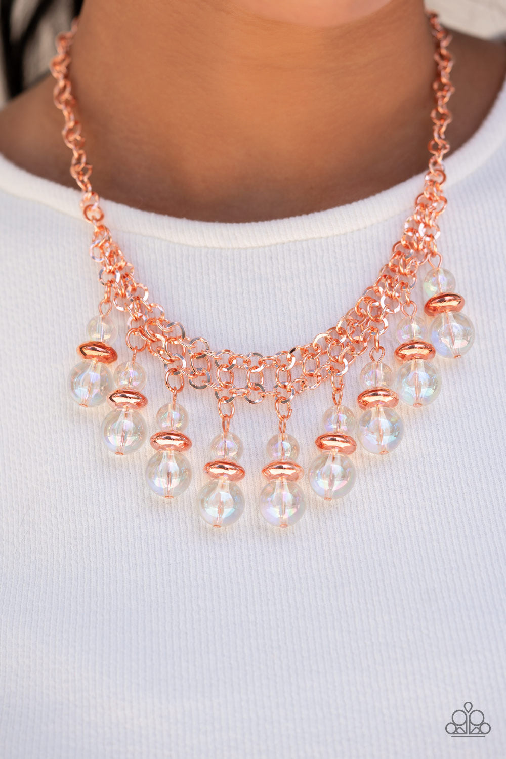 Paparazzi ♥ Deep Space Diva - Copper ♥  Necklace