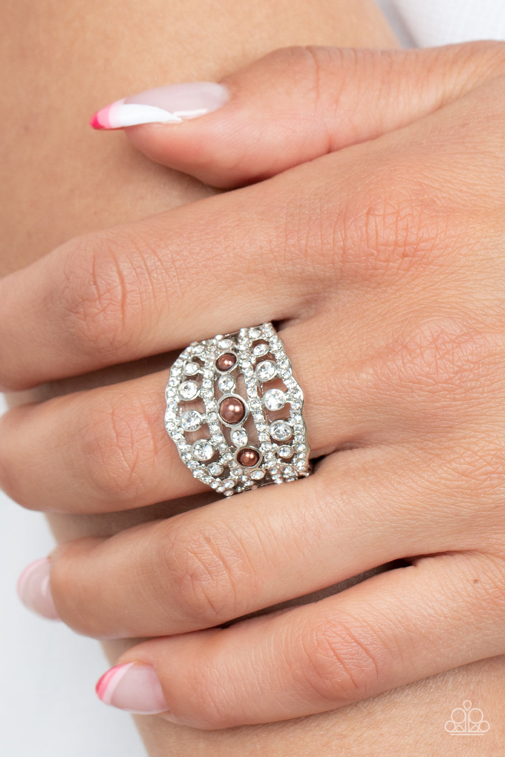 Paparazzi ♥ Sailboat Bling - Brown ♥  Ring