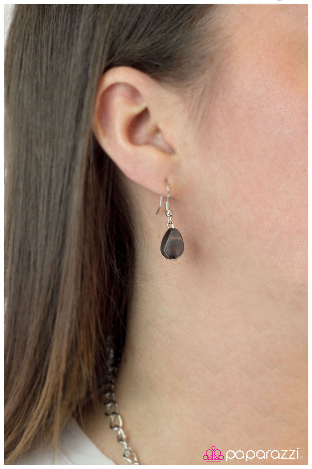 Paparazzi ♥ Feelin Whimsy - Black ♥  Necklace