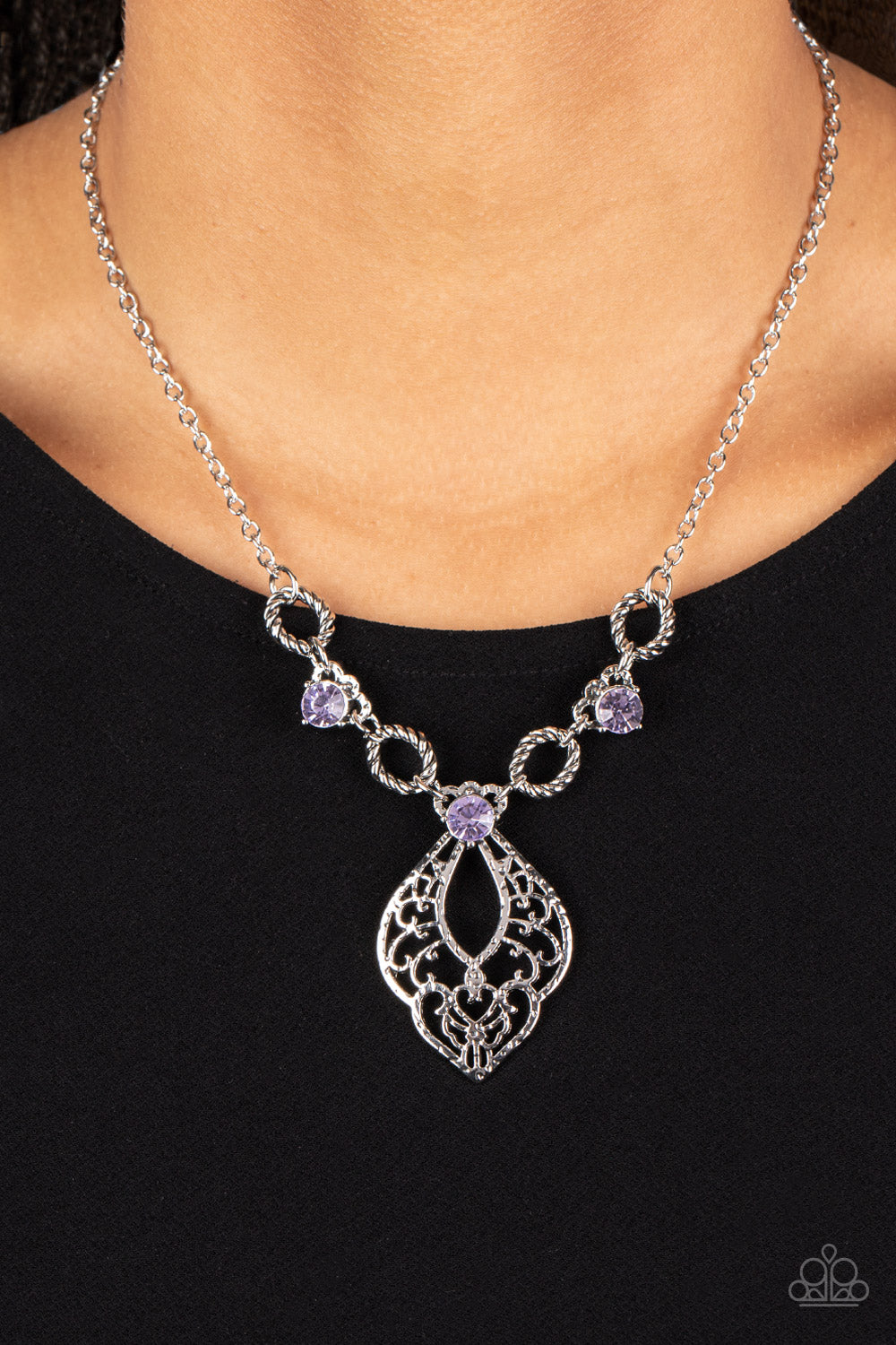 Paparazzi ♥ Contemporary Connections - Purple ♥  Necklace