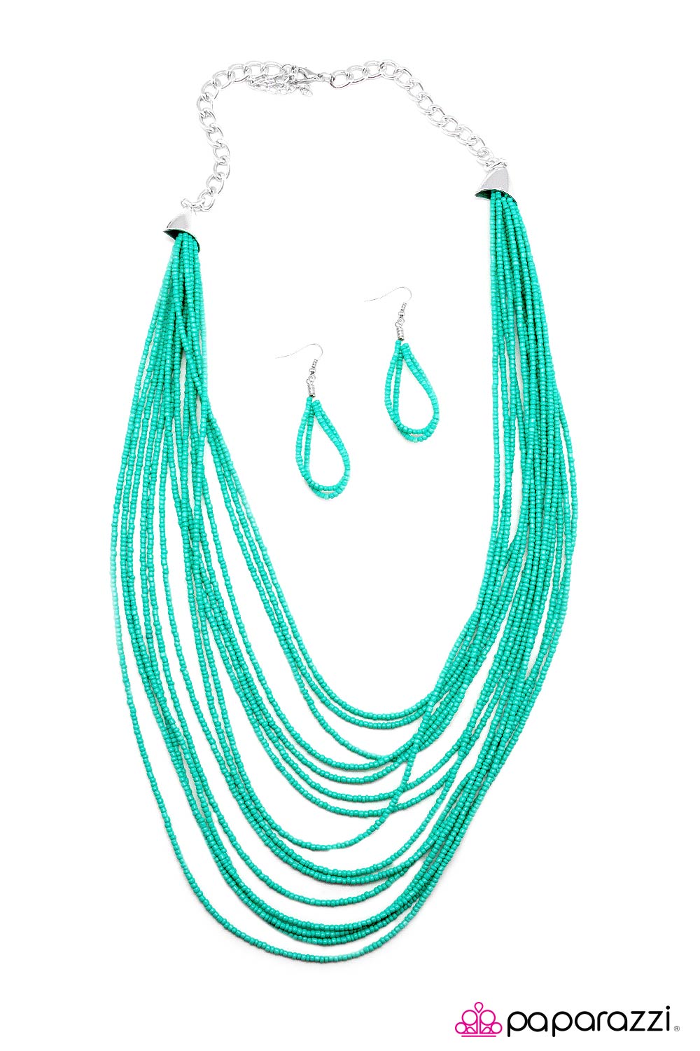 Paparazzi ♥ Sunset Samba - Blue ♥  Necklace
