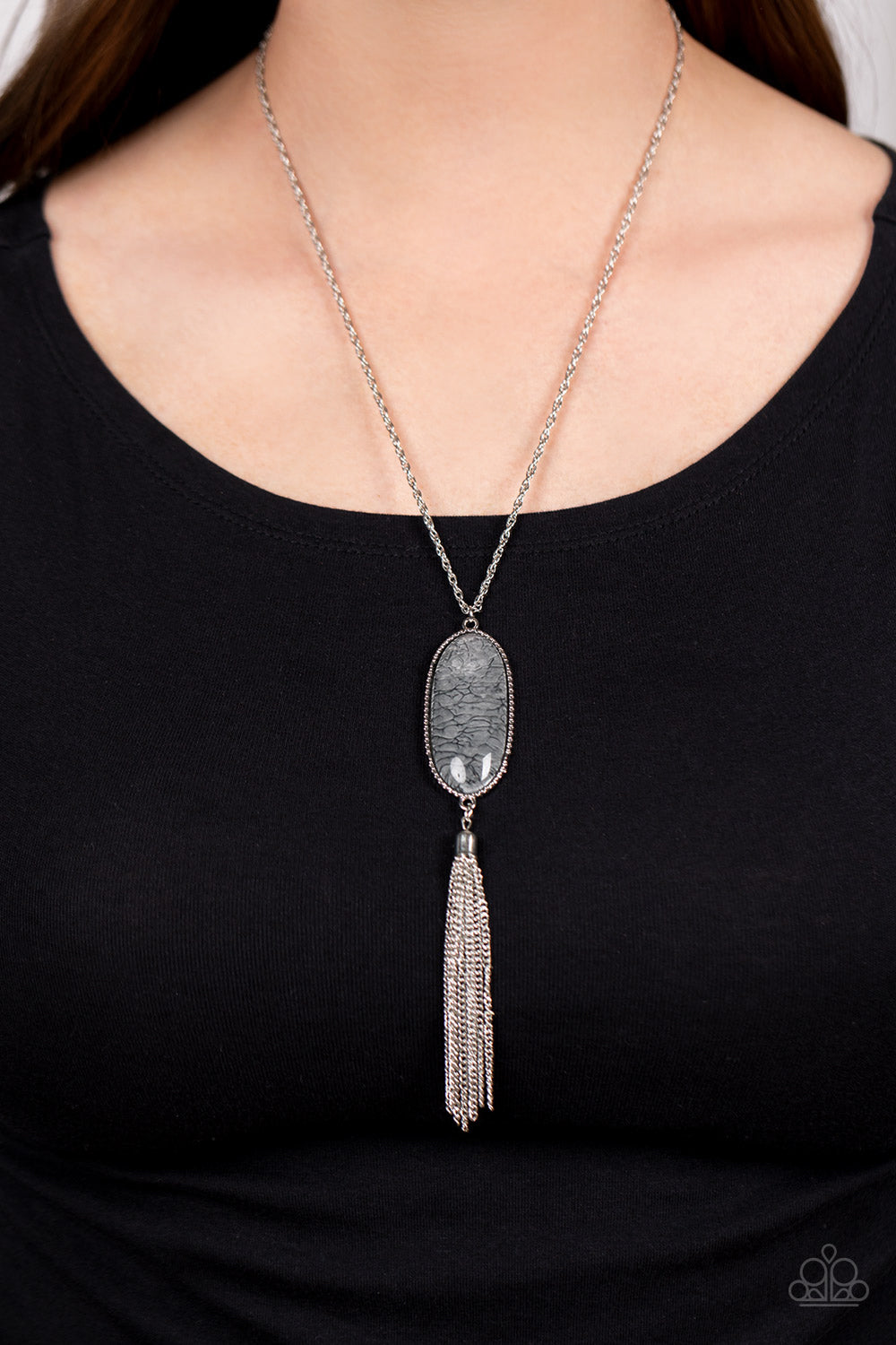 Paparazzi ♥ Southern Stroll - Silver ♥  Necklace