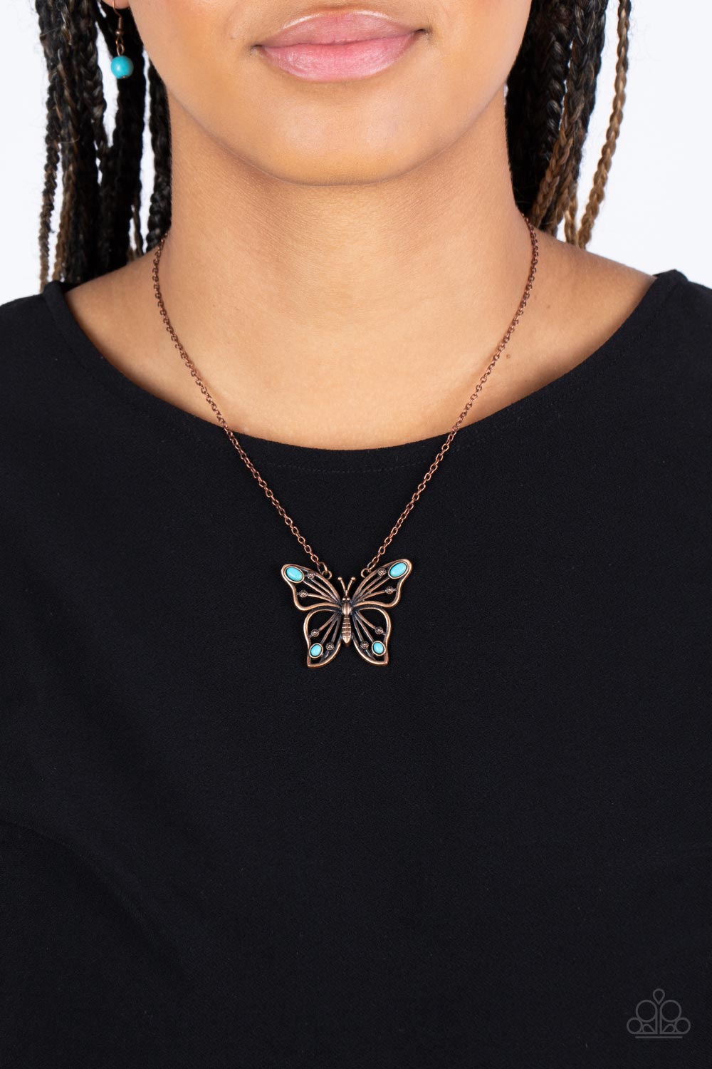 Paparazzi ♥ Badlands Butterfly - Copper ♥  Necklace