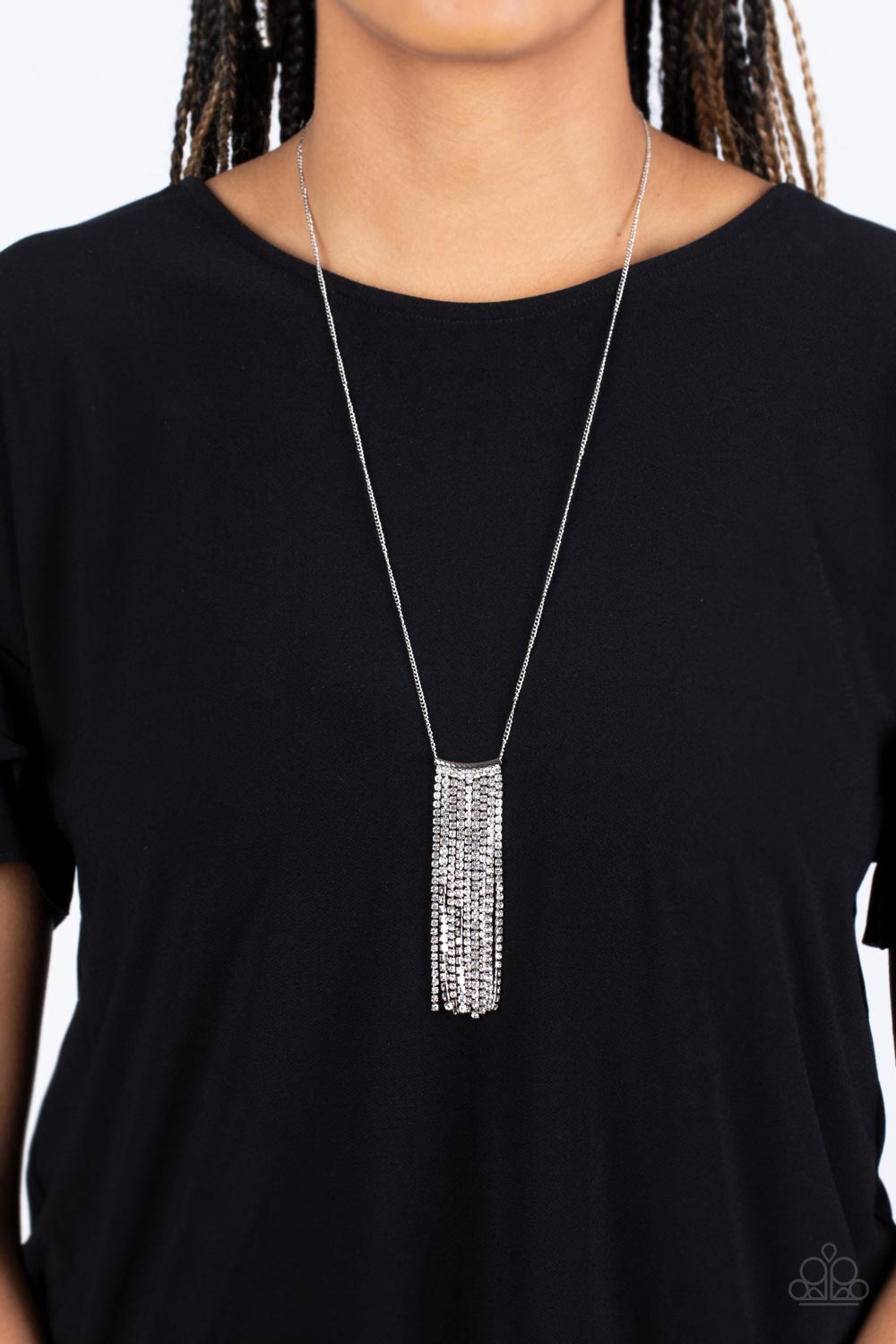 Paparazzi ♥ Stellar Crescendo - White ♥  Necklace