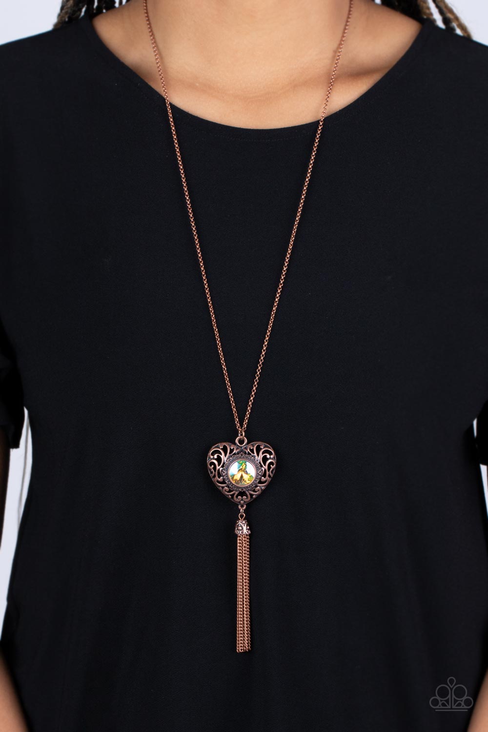 Paparazzi ♥ Prismatic Passion - Copper ♥  Necklace
