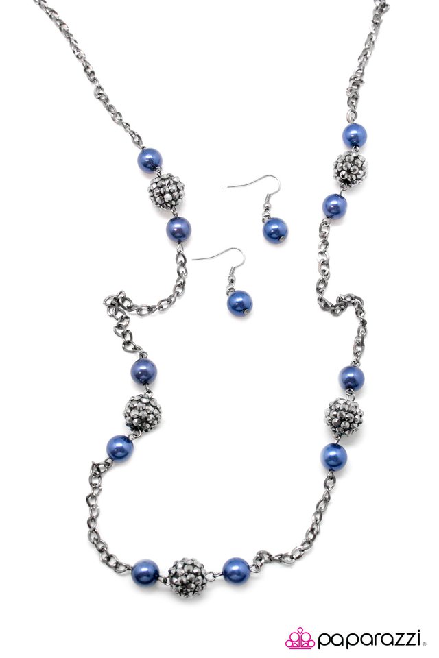 Paparazzi ♥ The Rocker - Blue ♥ Necklace
