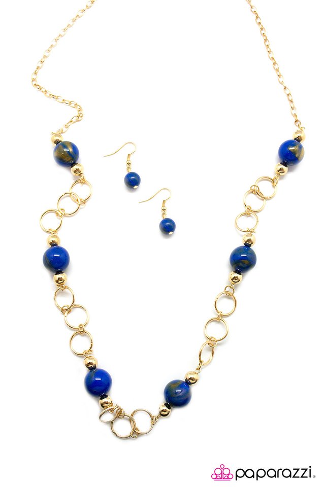 Paparazzi ♥ Dressed to Impress - Blue ♥ Necklace