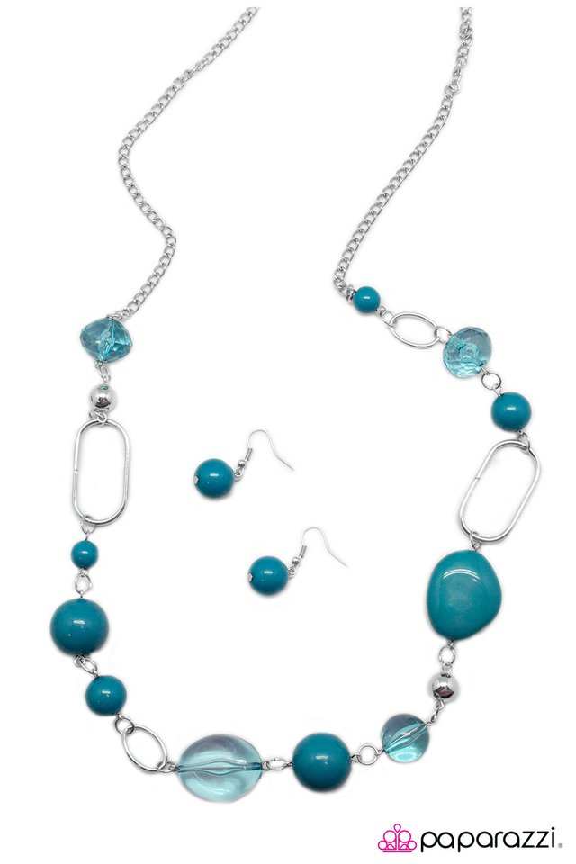 Paparazzi ♥ Rolling Stones - Blue ♥ Necklace